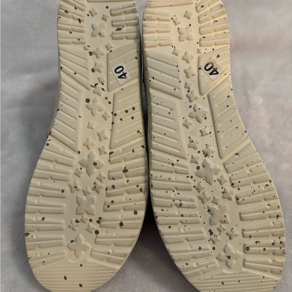 Women’s YSMIIH Cotton Ankle Boots Beige Size 8.5 - Picture 2 of 3